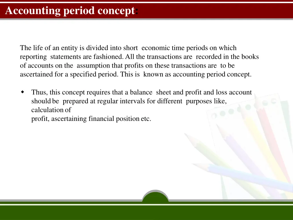 accounting period concept