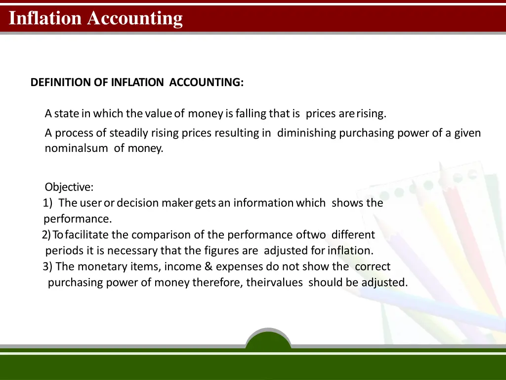 inflation accounting