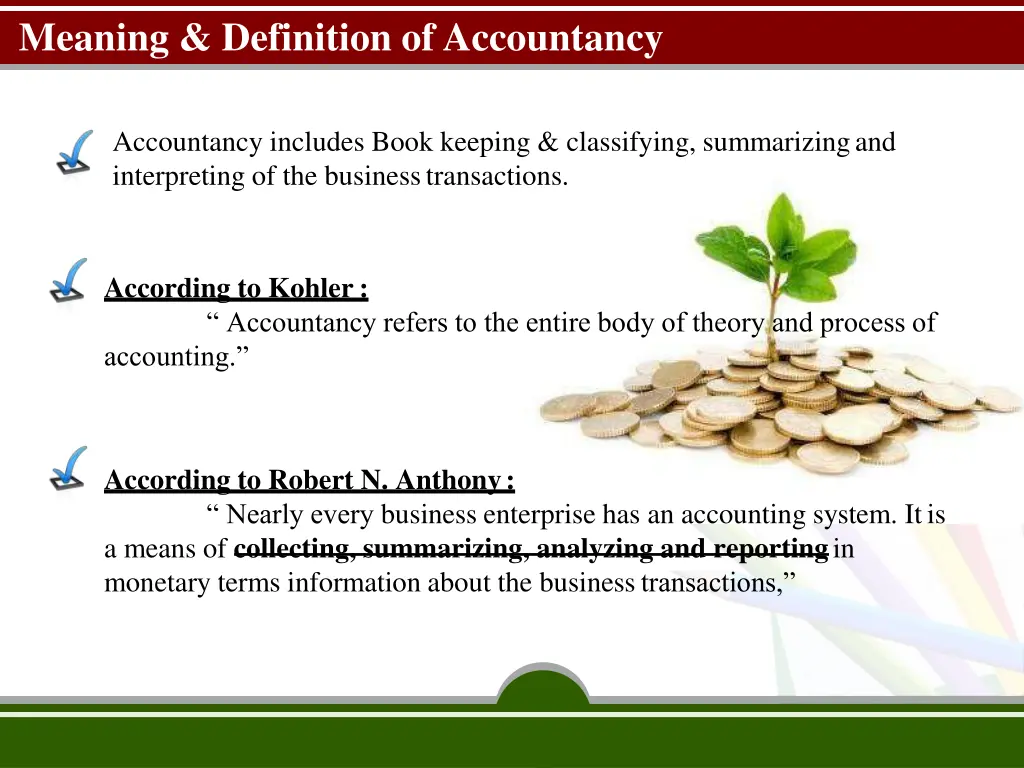 meaning definition of accountancy