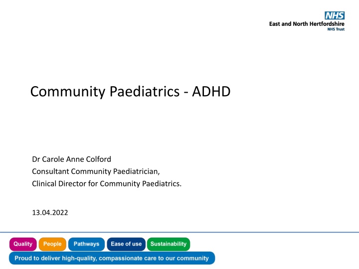 community paediatrics adhd