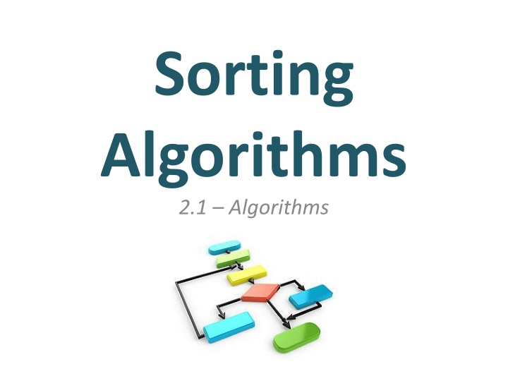 sorting algorithms 2 1 algorithms