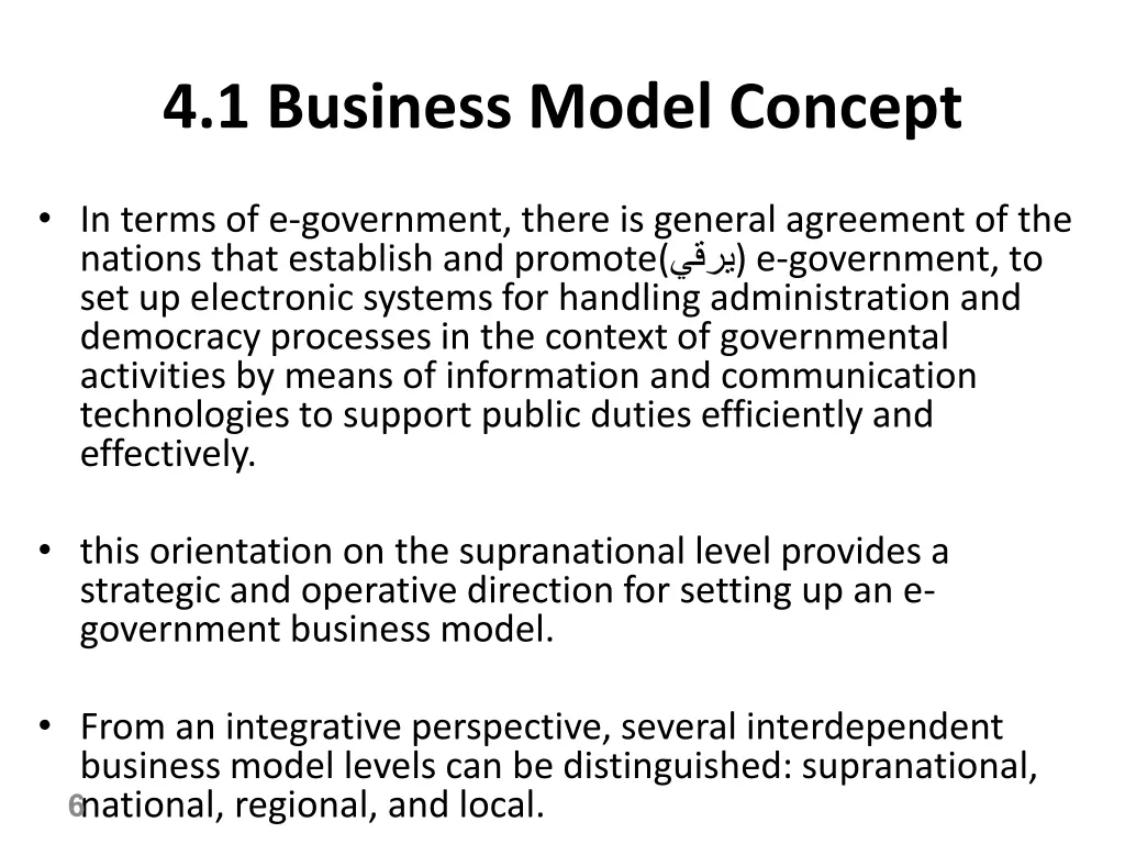 4 1 business model concept