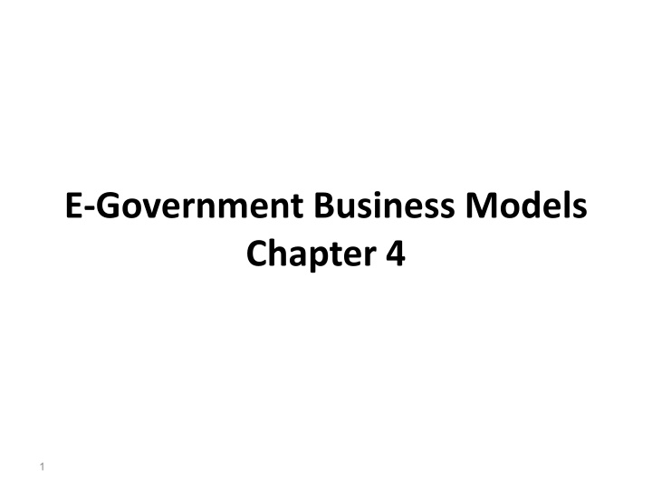 e government business models chapter 4