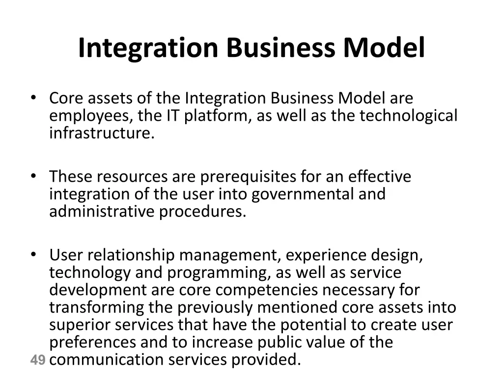 integration business model 3