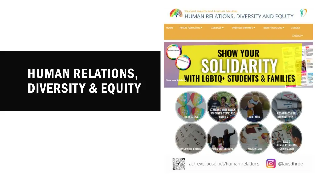 human relations diversity equity