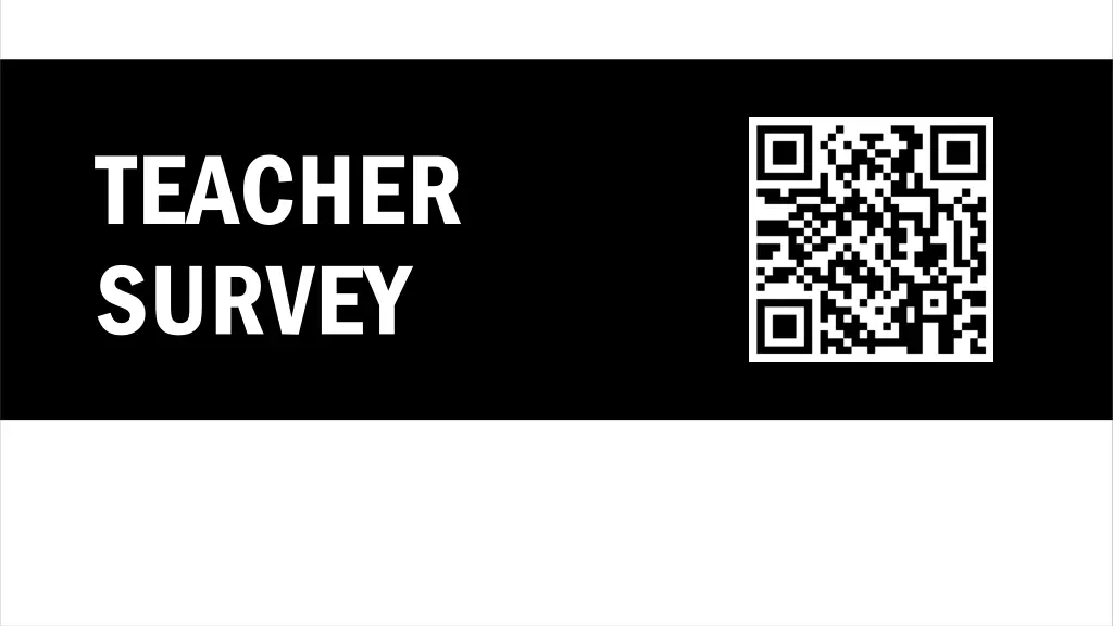 teacher survey