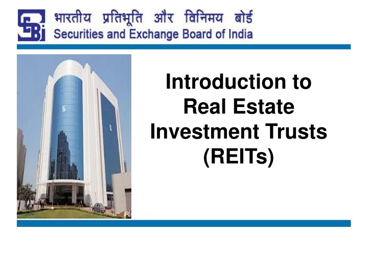 introduction to real estate investment trusts