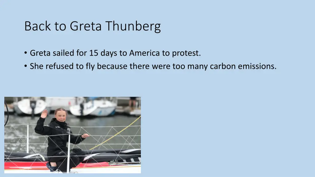 back to greta thunberg