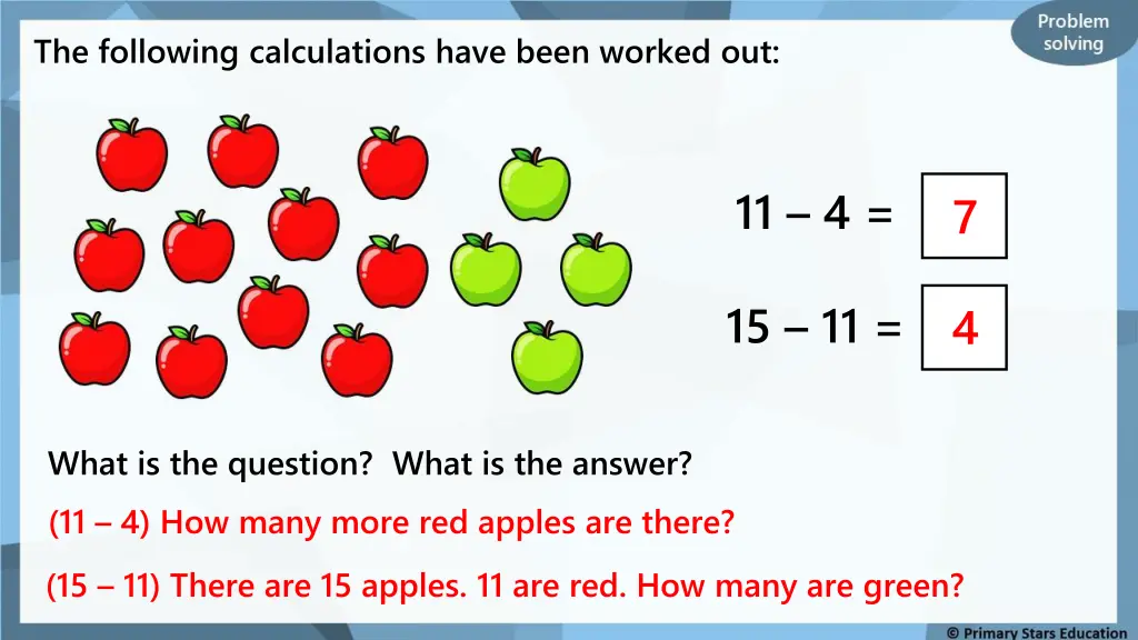 the following calculations have been worked out