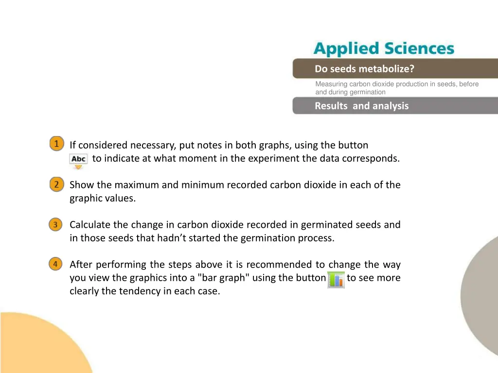 do seeds metabolize 14