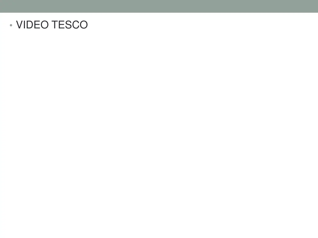 video tesco