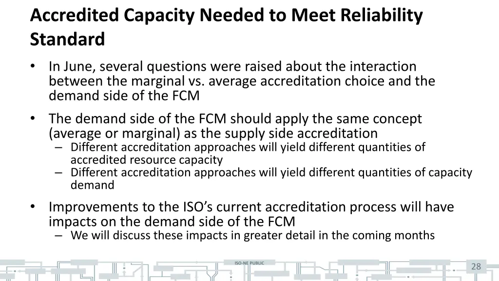 accredited capacity needed to meet reliability