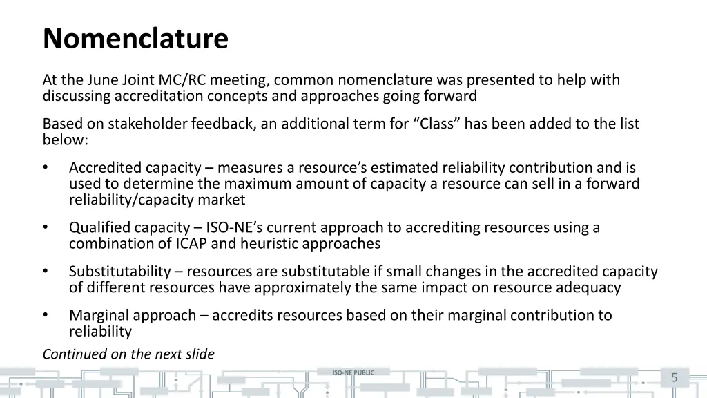 nomenclature 1