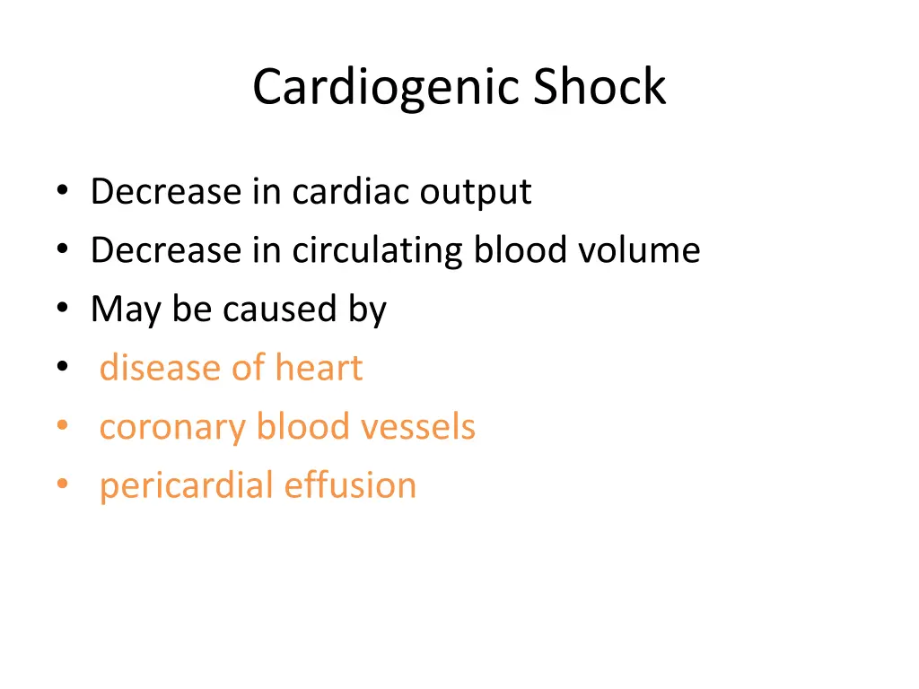 cardiogenic shock