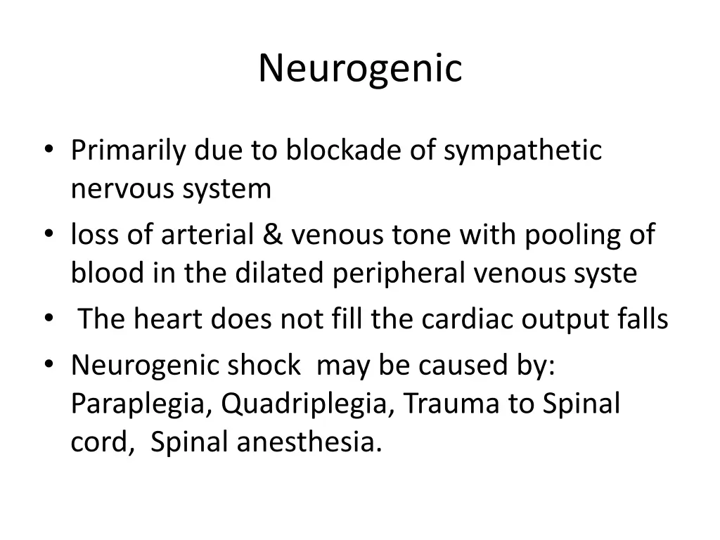 neurogenic