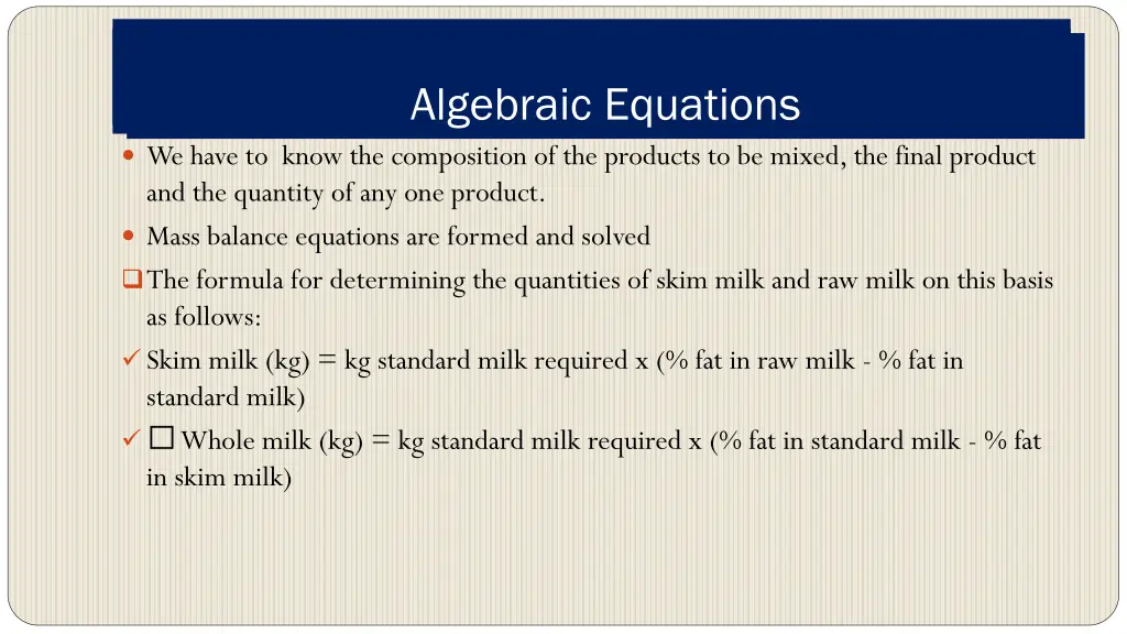 algebraic equations algebraic equations algebraic