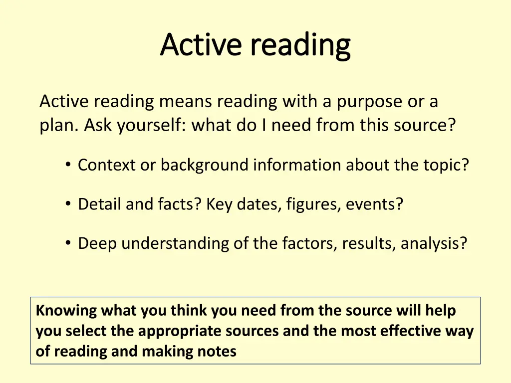 active reading active reading