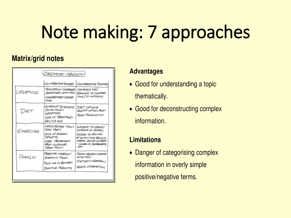 note making 7 approaches note making 7 approaches 4