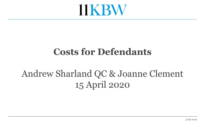 costs for defendants