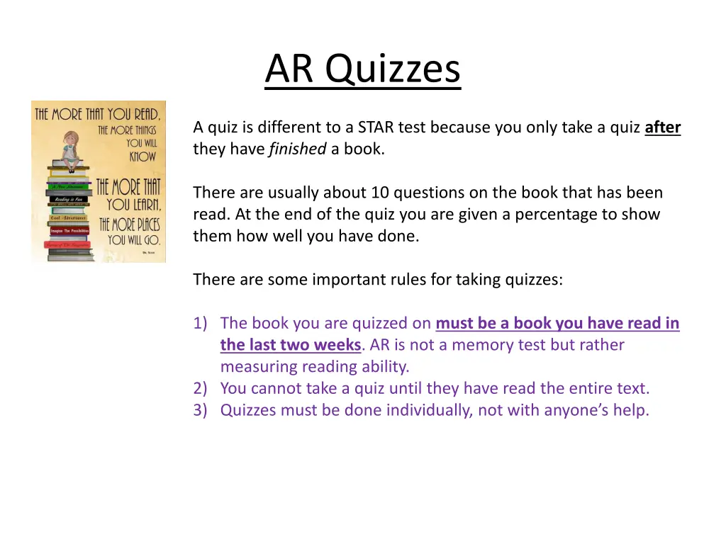 ar quizzes