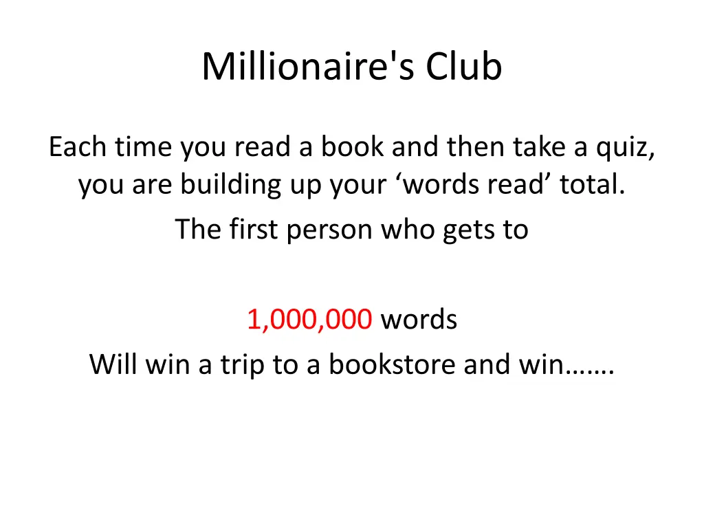 millionaire s club