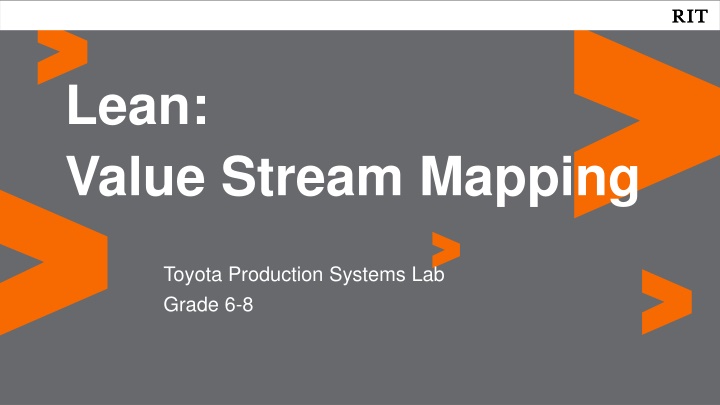 lean value stream mapping