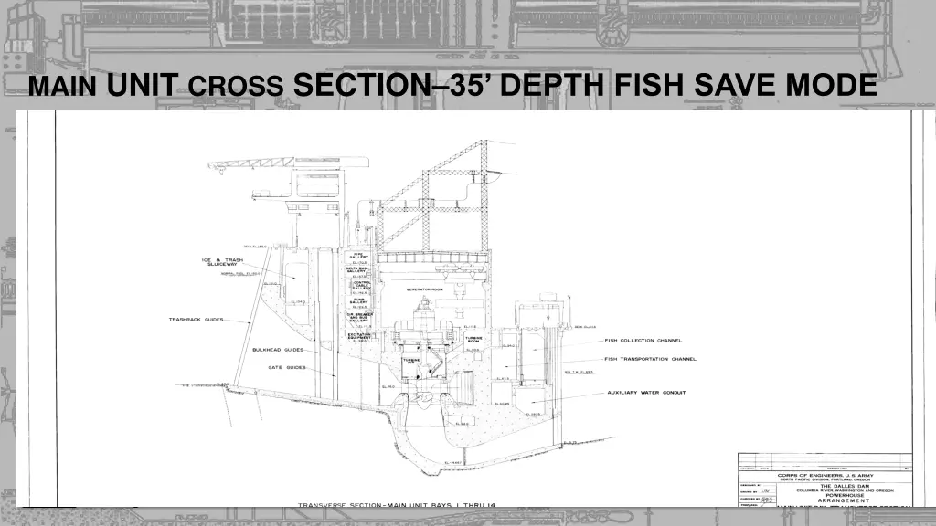 main unit cross section 35 depth fish save mode