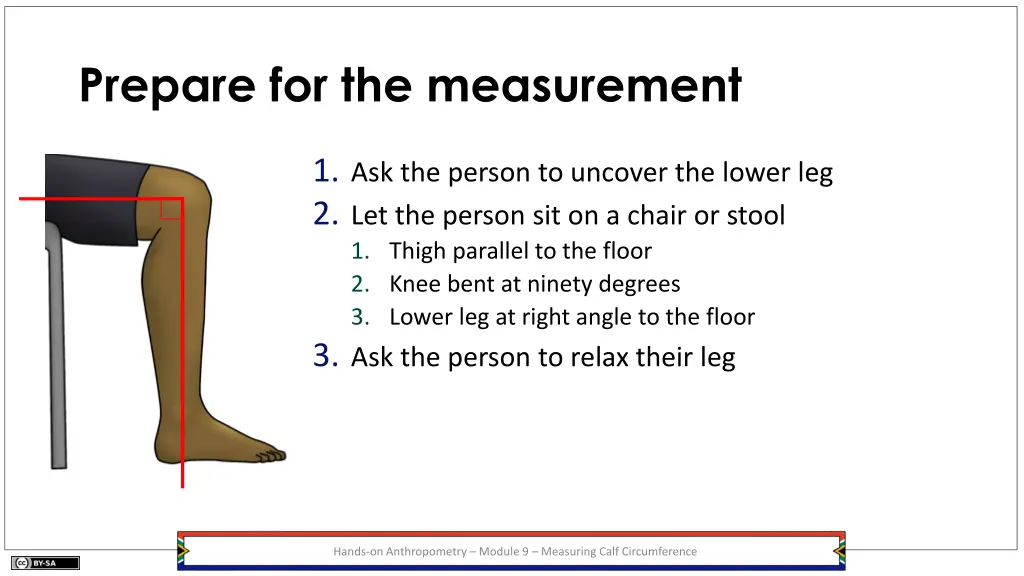 prepare for the measurement