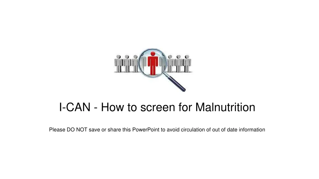 i can how to screen for malnutrition