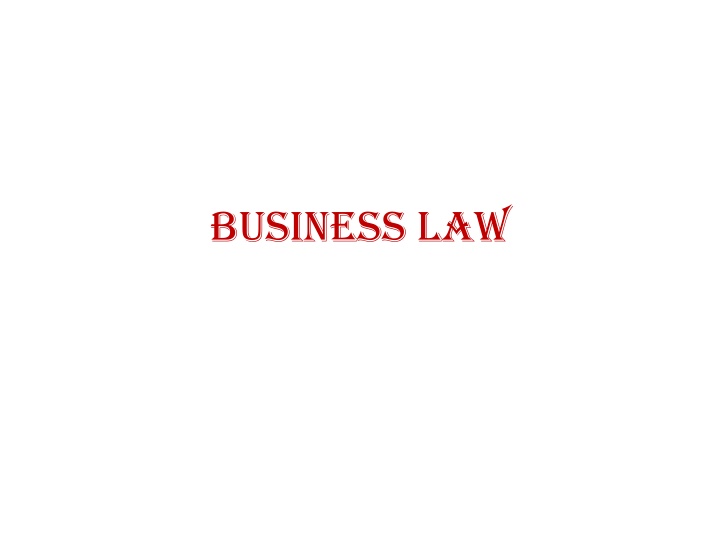 business law