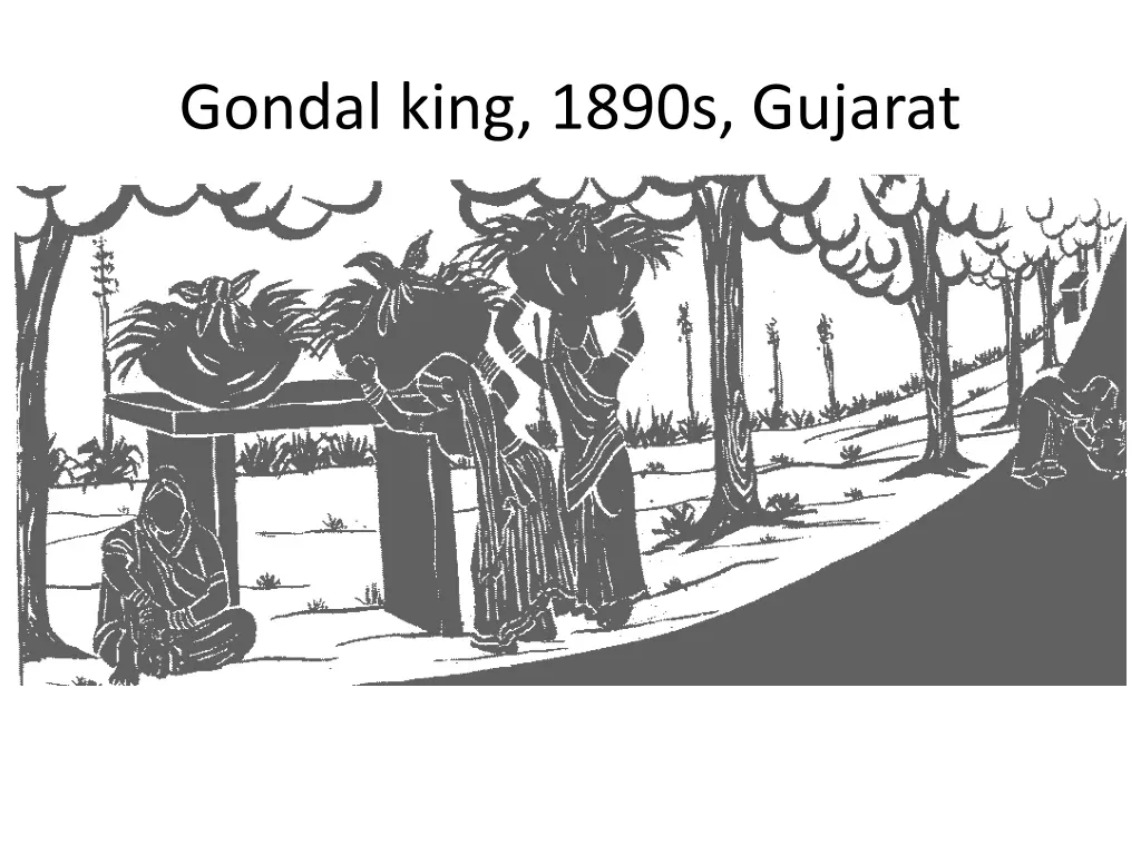 gondal king 1890s gujarat