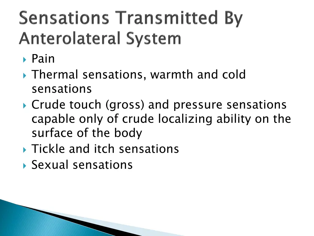 pain thermal sensations warmth and cold