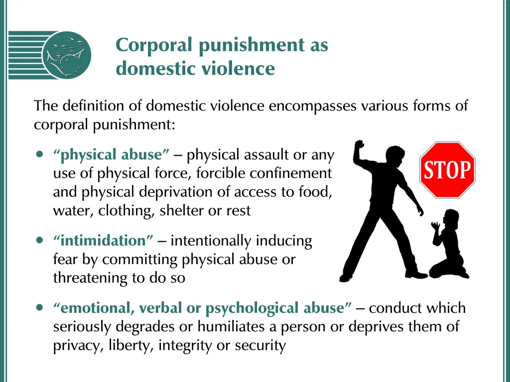 corporal punishment as domestic violence