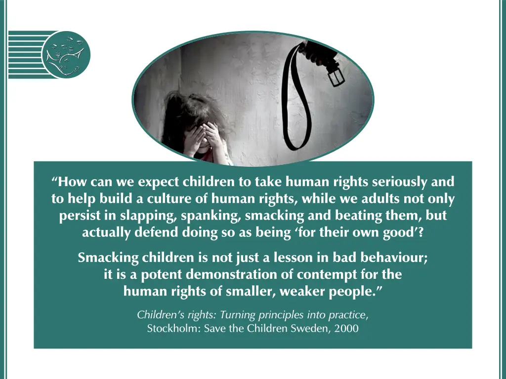 how can we expect children to take human rights