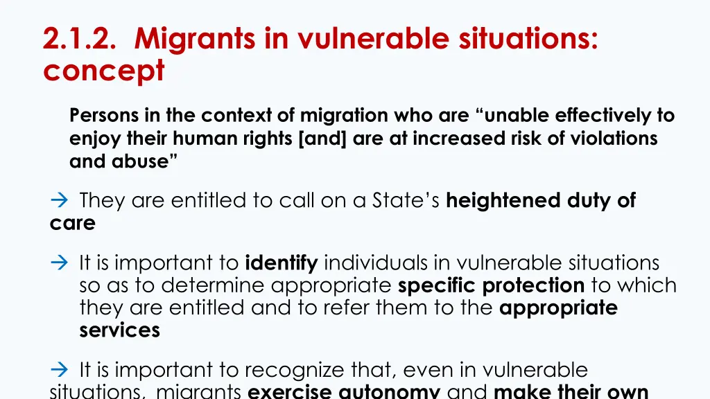 2 1 2 migrants in vulnerable situations concept