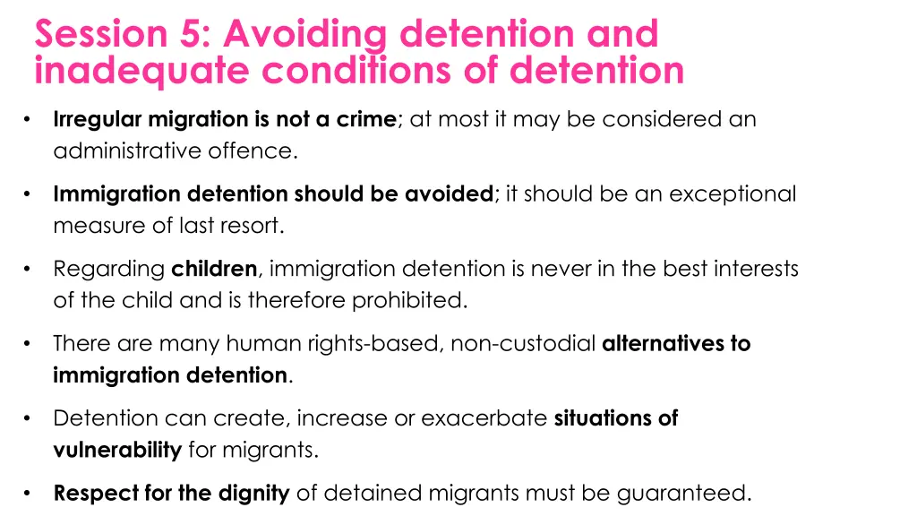 session 5 avoiding detention and inadequate