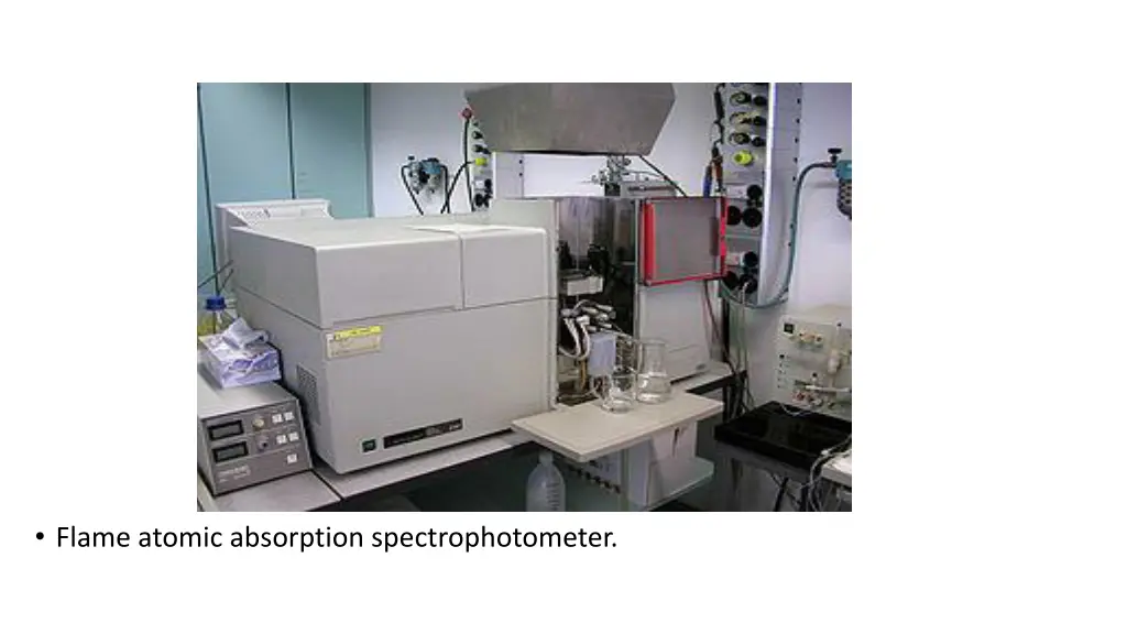 flame atomic absorption spectrophotometer