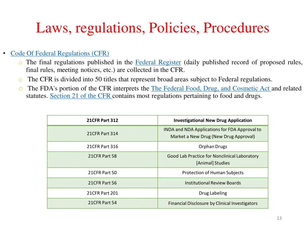 laws regulations policies procedures 1