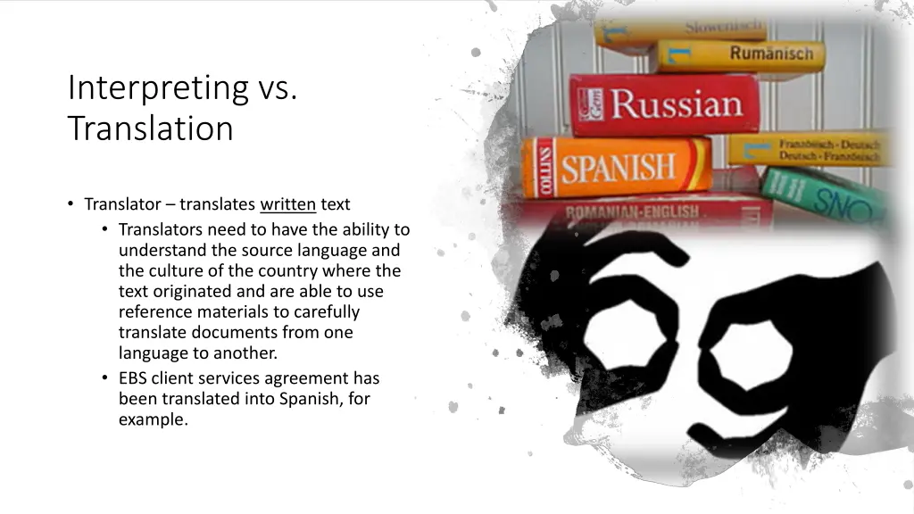 interpreting vs translation