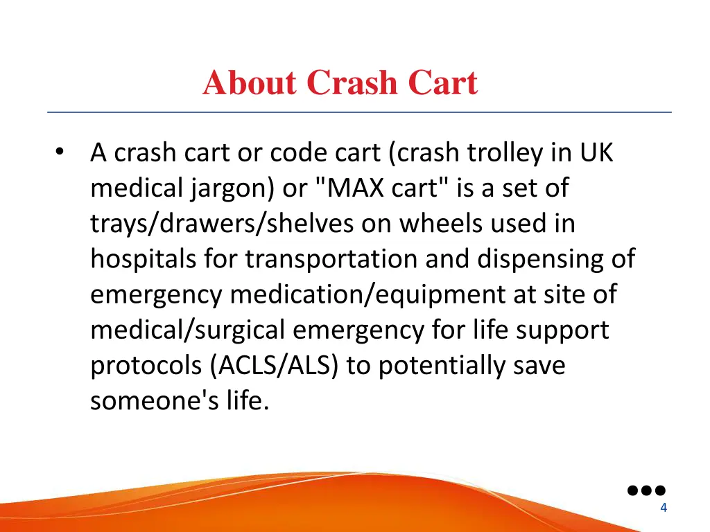 about crash cart