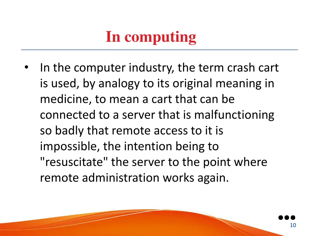 in computing