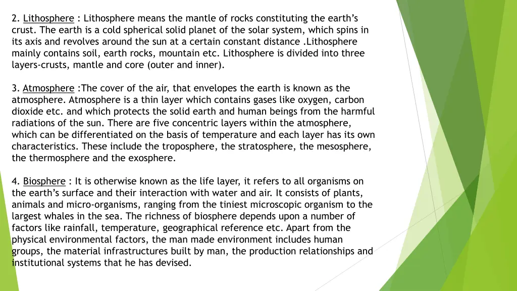 2 lithosphere lithosphere means the mantle