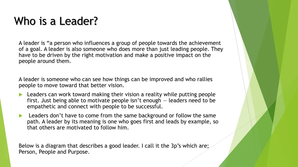 who is a leader