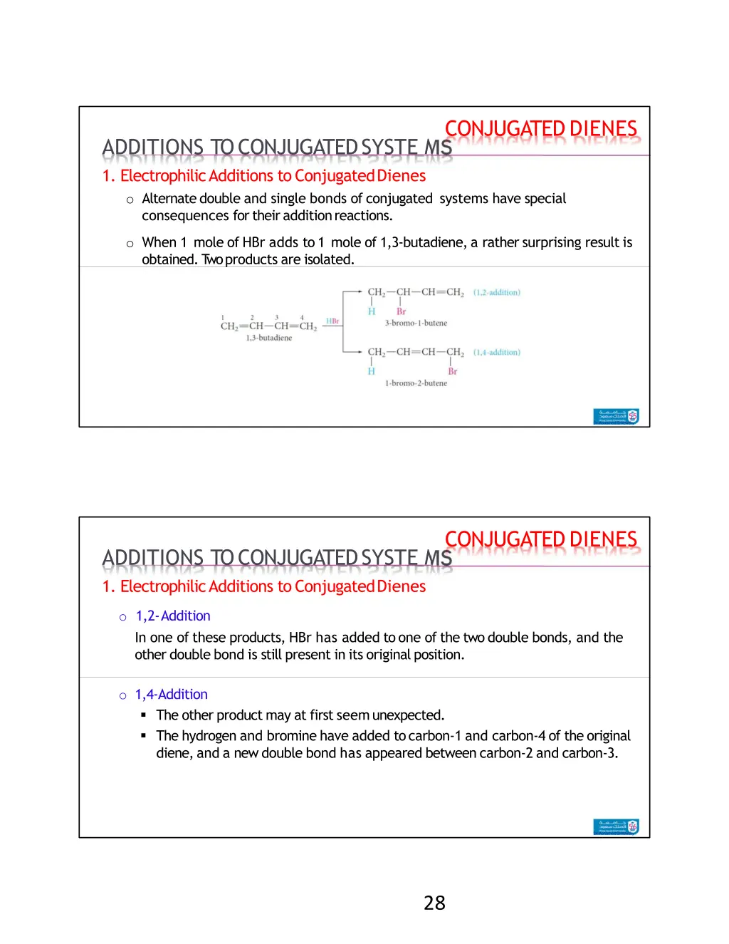 conjugated dienes 2