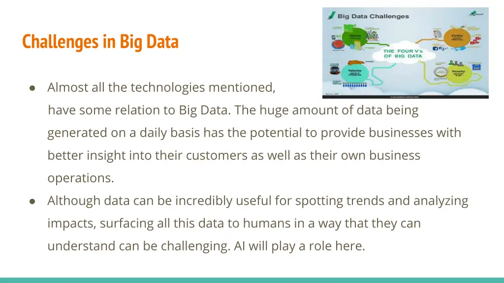 challenges in big data