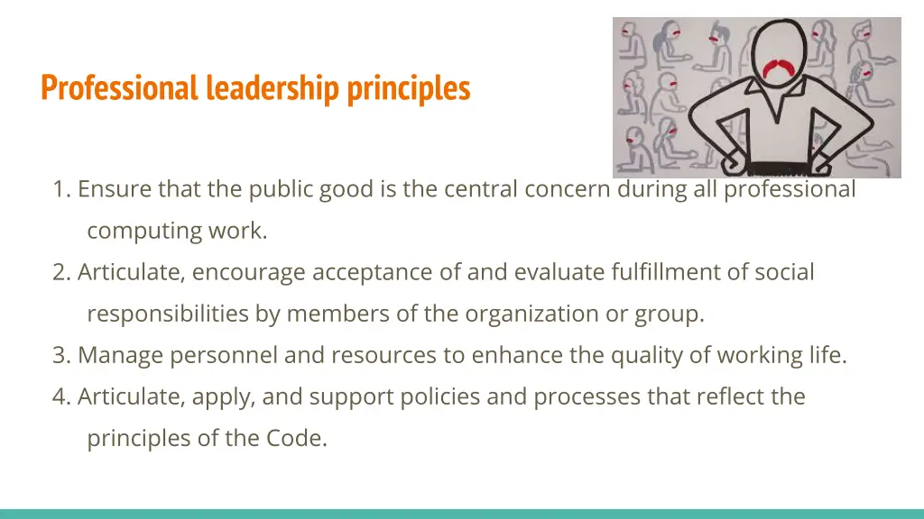 professional leadership principles