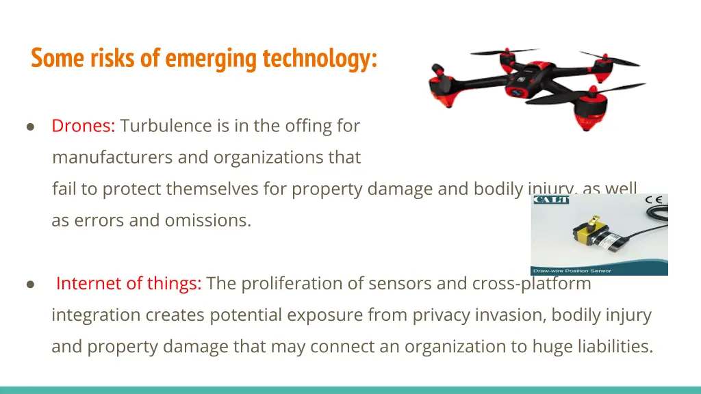 some risks of emerging technology 1