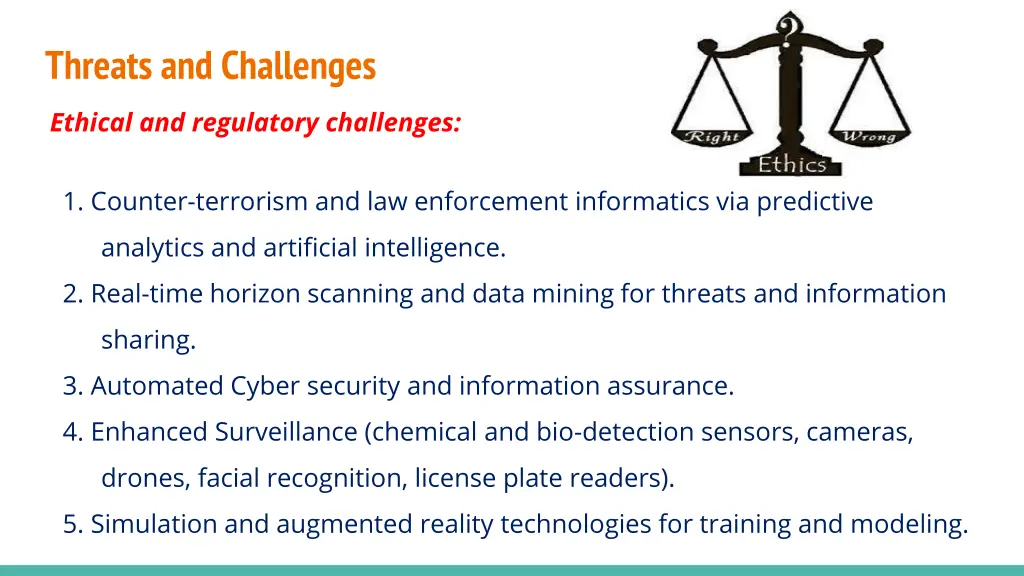 threats and challenges