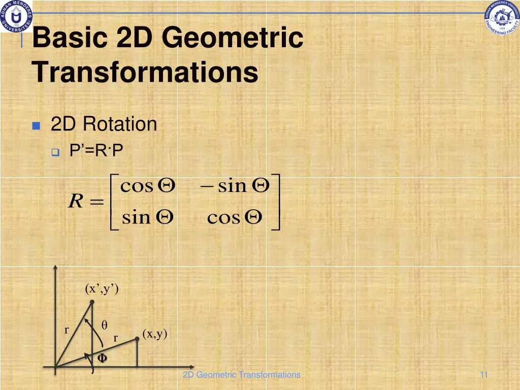 basic 2d geometric transformations 1