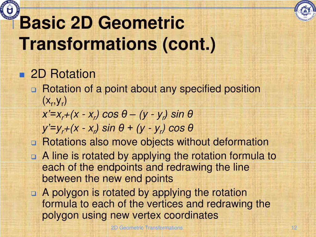 basic 2d geometric transformations cont 4